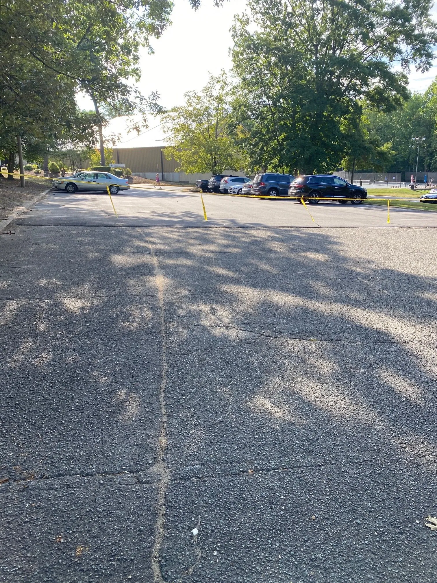 Commercial parking lot paving by Hot Mix Paving